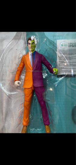 McFarlane Toys DC Direct Two-Face Silver Age 6” Action Figure Complete w/ Card, Stand & Box