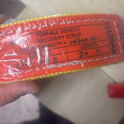 Tow Strap And Winch$80 Brand New 