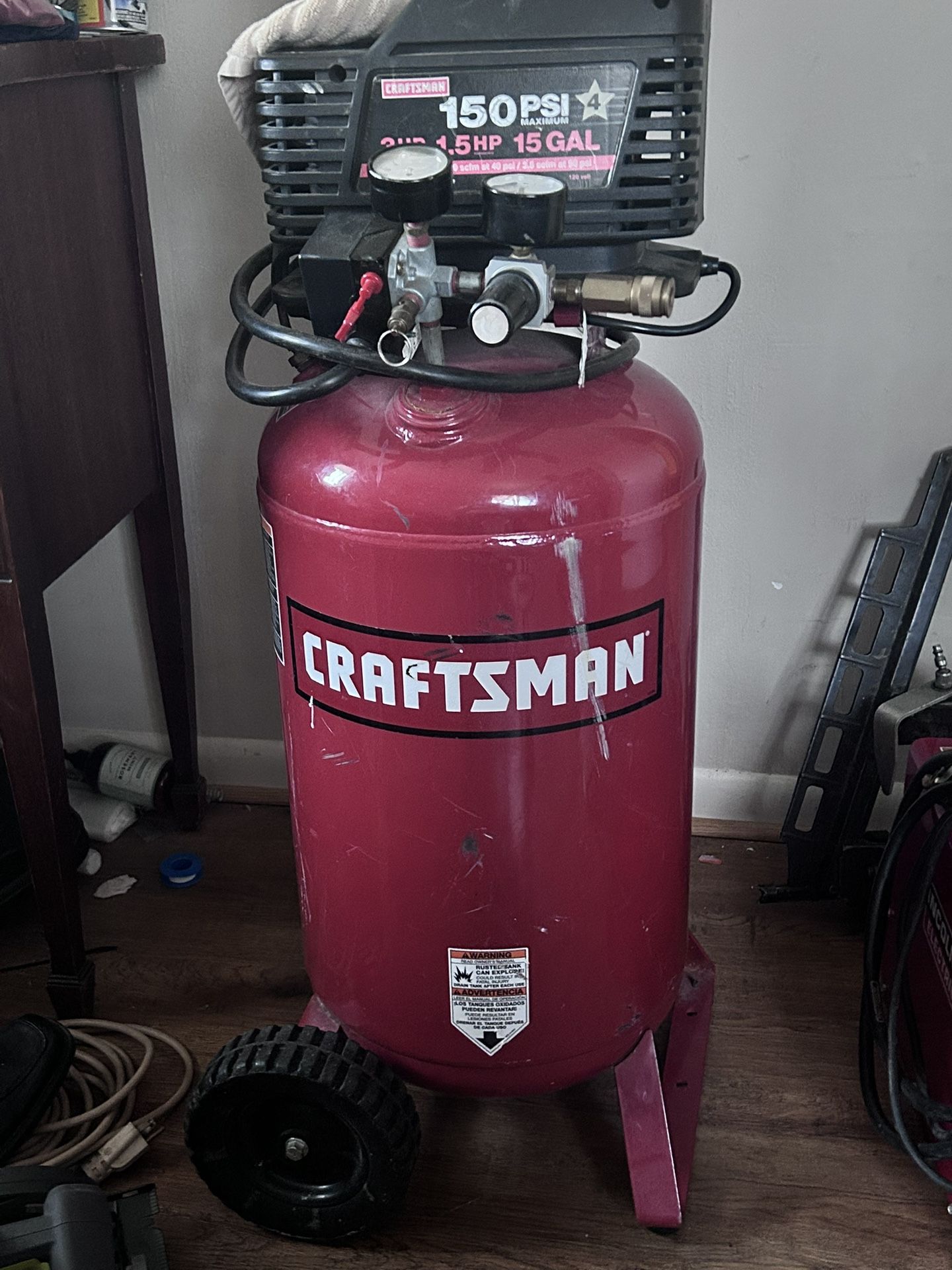 Two of them Air compressor