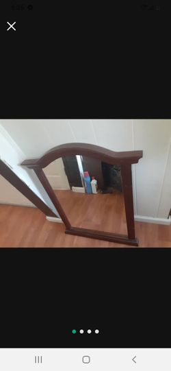 Nice wood mirror 
