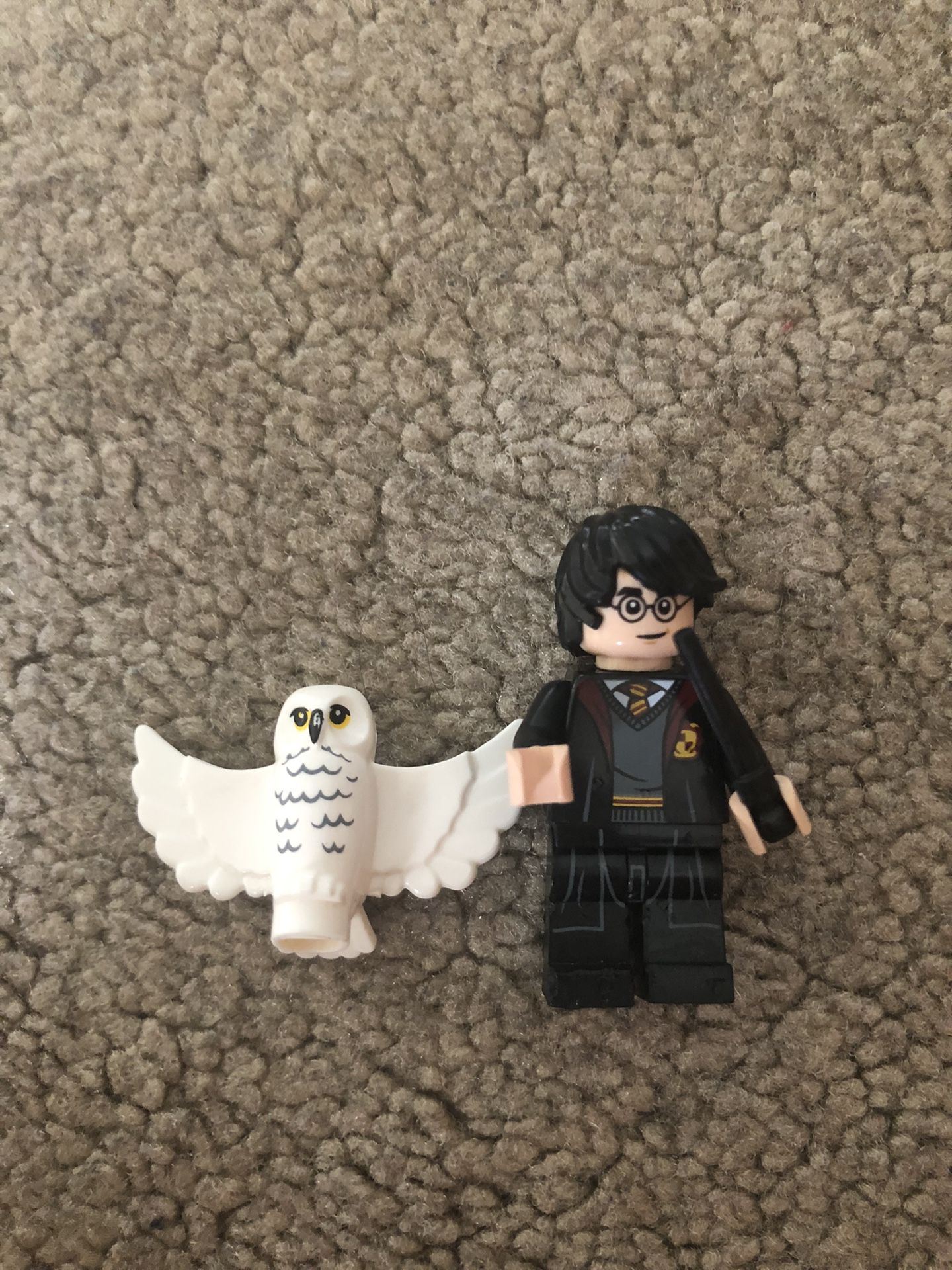 Harry Potter Lego Figure With Owl