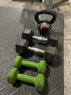 Dumbbell Weights with Kettle bell
