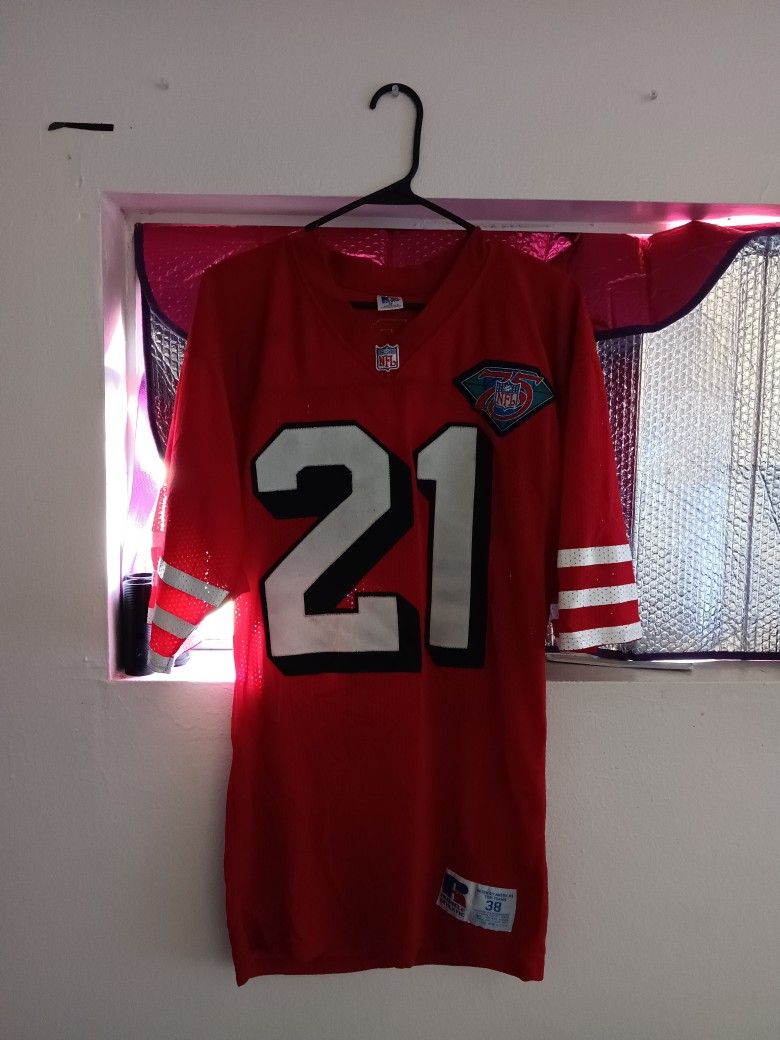 Authentic NFL Deion Sanders San Francisco 49ers Throwback Jersey