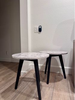 Mid century modern side tables