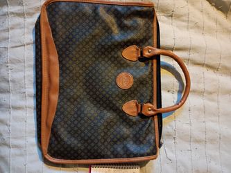 Cute Black And Tan Purse With Design