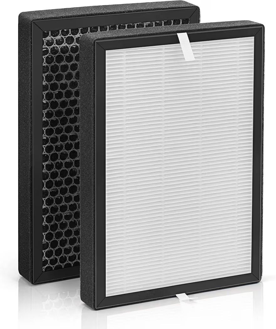 GL-FS32 Replacement Filter Compatible with Mooka Air Replacement Filter and AZEUS/KOIOS Air Purifiers 3-IN-1 Air Cleaner for Home FS32 True HEPA, Pre-
