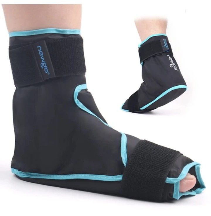 LIKE NEW!  NEWGO ANKLE/FOOT ICE PACK & HEAT PACK WRAP
