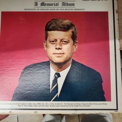 Jfk Memorial Vinyl Album. Great Condition $6