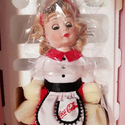 Coca-Cola Carhop Porcelain Doll