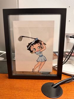 Betty boop golf limited edition art