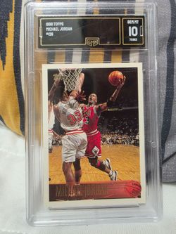 1996 Topps Michael Jordan #139 GMA Gem Mint 10