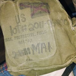 Military gas mask m17a1 WW2 ers