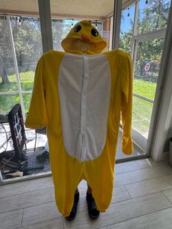Duck onesie costume