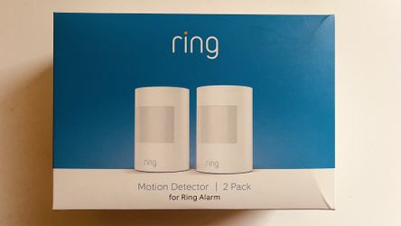 New Sealed Ring Motion Detector - 2 Pack