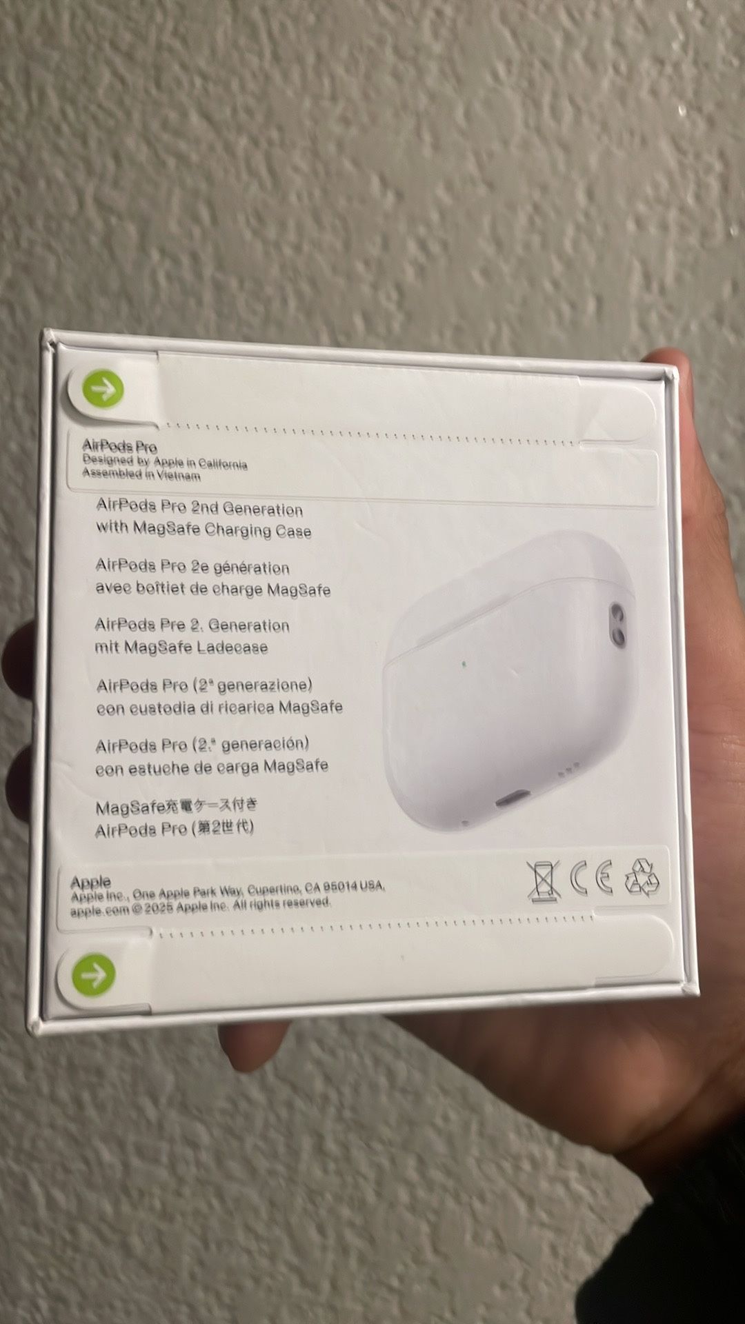 Airpods Pro 2 magsafe charging case+lighting connector