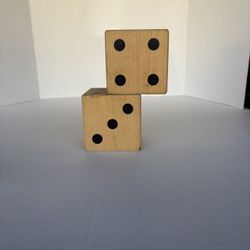 Decorative Wooden Giant Dice