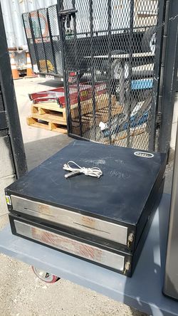 Cash drawer heavy duty with lock+key