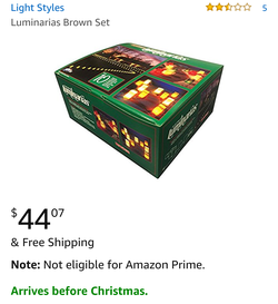 ies Lights 10 per box complete with bulbs