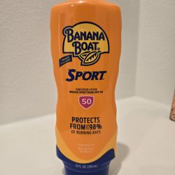 New Banana Boat Sunscreen