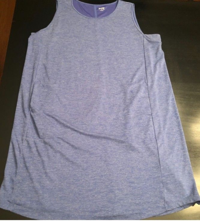 Duluth Trading Womens Dress XL Blue Armachillo Breathable Pockets Athleisure
