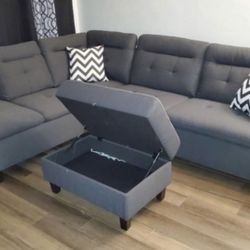 Sectional Sofa With Ottoman