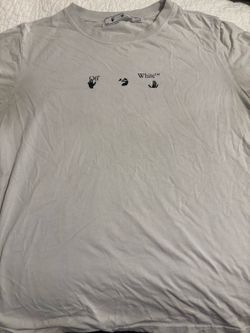 Cream and white off-white tshirt