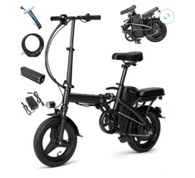 E bike 20 mph 500w motor foldable no lock but I have charger keys extra tube