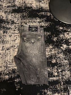 True Religion Gray Denim Jeans