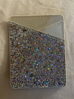 Glittered Phone case card or id holder