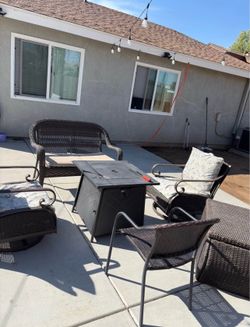 8 piece wick patio set