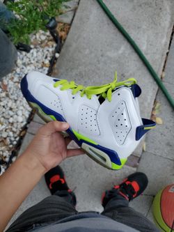 Jordan 6 White Candy Used With Box Size 5y