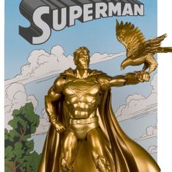 2024 SDCC Superman Centennial Park Tribute Statue Figure 