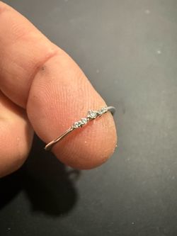 925 Sterling Silver Ring For Wedding Size 8