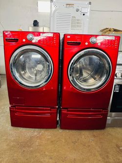 LG Red Front Load Dryer – Electric Clothes Dryer