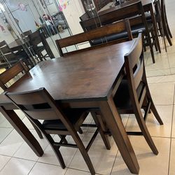 Mango Extendable High Top Dining Room Table