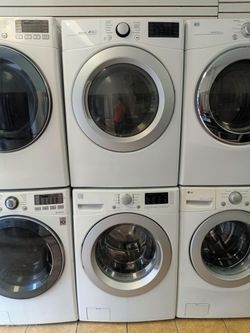 🍂SET WASHER AND DRYER KENMORE🍂✨️STACKABLE-SIDE BY SIDE✨️✔️WHITE✔️