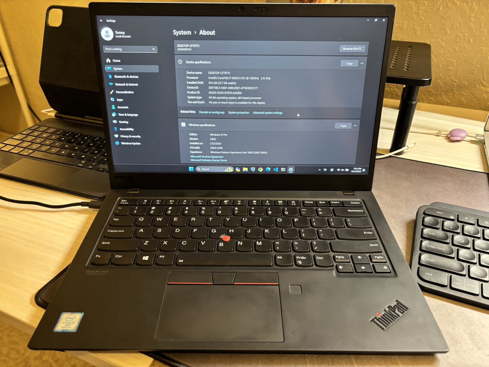 Lenovo X1 carbon Laptop 7th 14 inch