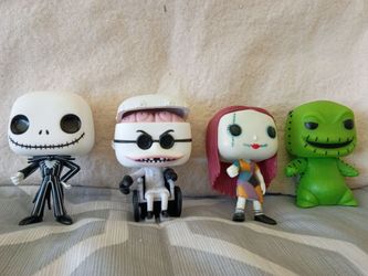 Nightmare Before Christmas Funko Pop Set of 4