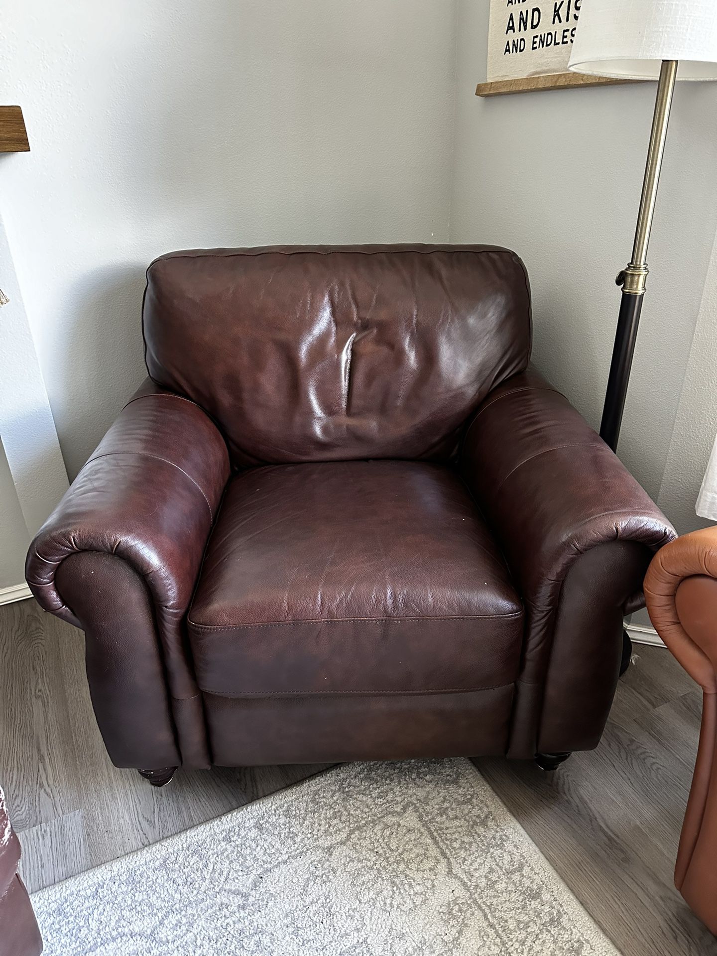 FREE Leather Arm Chair