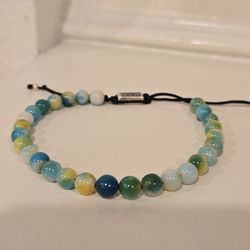 Brand New Buck Palmer Natutal Turquoise Beaded Bracelet