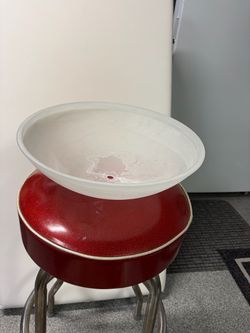 Glass lampshade for floor lamp