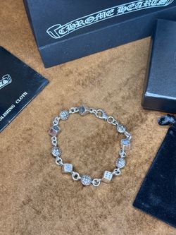 chrome heart dice bracelet