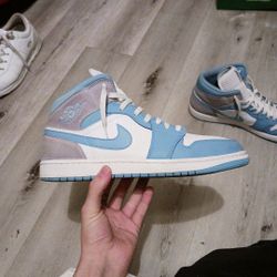 Jordan 1 Mid Unc Size 13 Worn NO Box Original Laces 