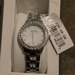 Watch ladies White face new In box