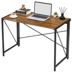 Modern Small Computer Folding Desk, 39"