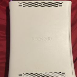 Microsoft XBOX 360 White Video Game Console ONLY Xbox 360 And Genuine OEM Microsoft Xbox 360 Power Supply DPSN-186EB A - TESTED & Working