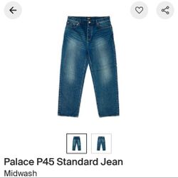 Palace P45 Standard Jean Mid Wash