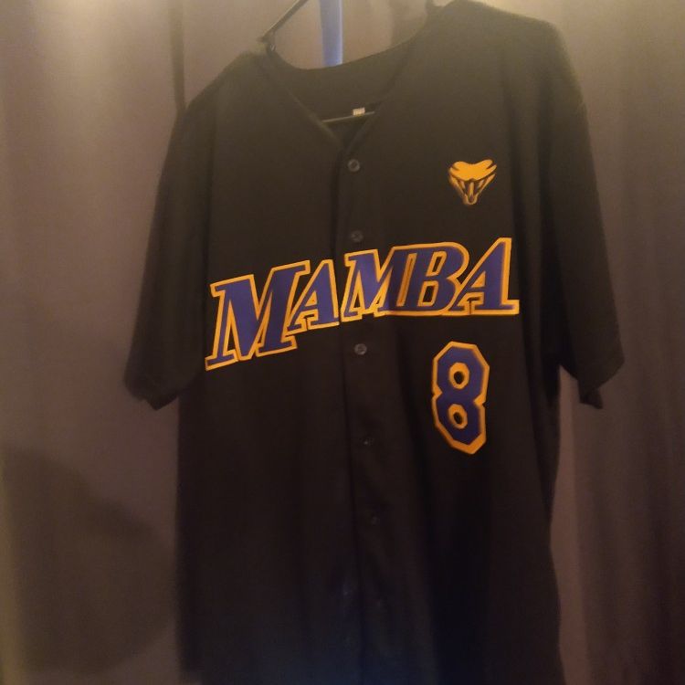 Kobe Bryant Mamba Baseball Jersey - ShopperBoard