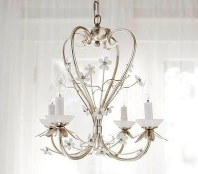 Pottery Barn Kids Silverleaf Daisy Chandelier