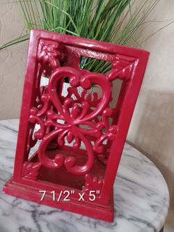 Cast Iron Candle Lantern, Fun Garden Decor